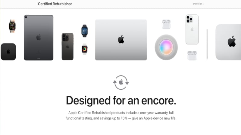 optare per dispositivi ricondizionati: ricondizionati certificati Apple
