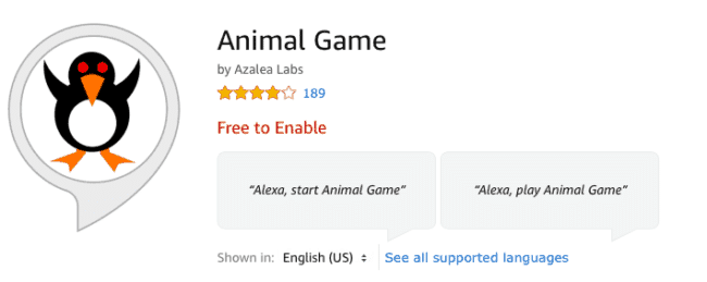 le migliori abilità di amazon alexa per bambini per aiutarli a imparare in modo divertente - gioco degli animali abilità alexa e1542183402211