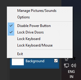 Bloqueo de teclado y ratón