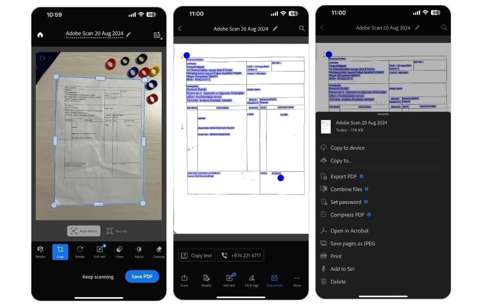 adobe scan app für iphone