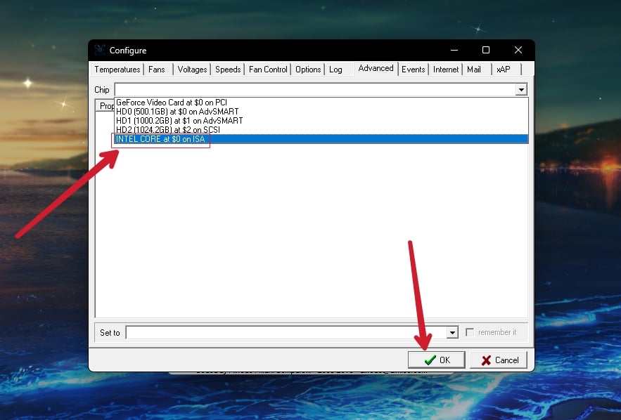 So steuern Sie die CPU-Lüftergeschwindigkeit unter Windows - Konfigurieren der Einstellungen in SpeedFan