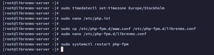 настройка php-fpm