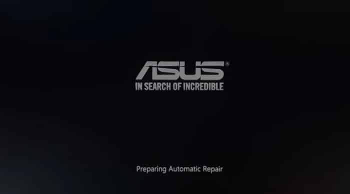 Vorbereitung der automatischen Reparatur