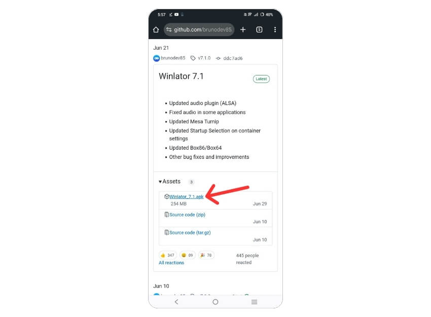 descargar la aplicación winlator