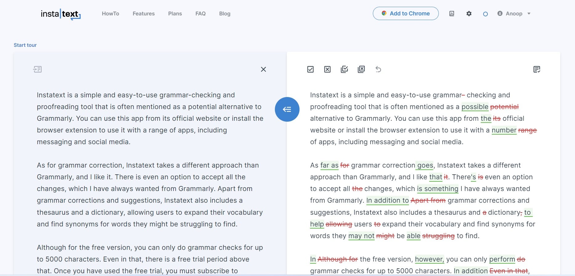 migliore alternativa gratuita a grammarly