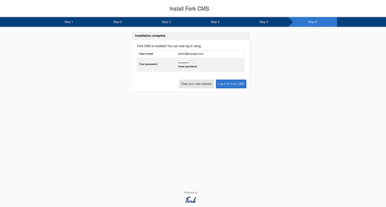 Installazione completata