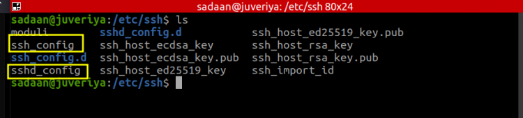 listing ssh directory